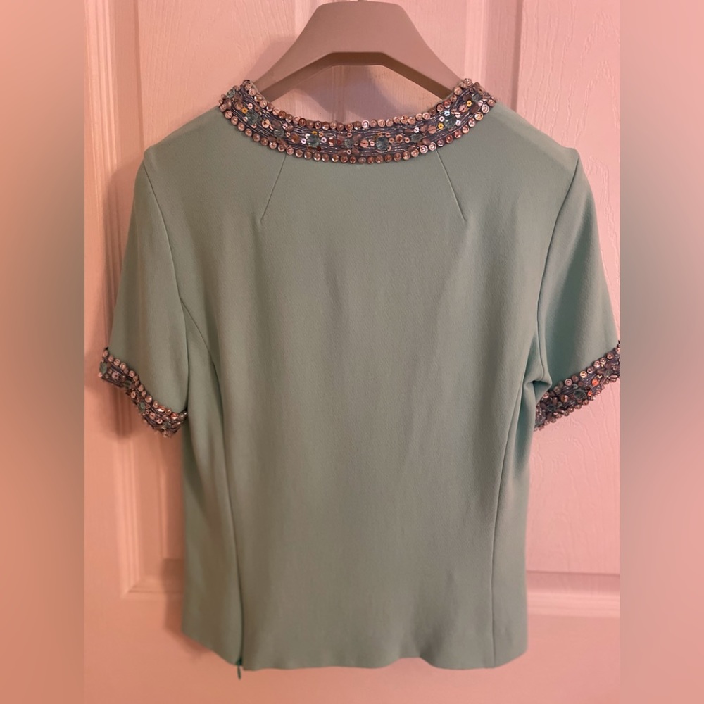 MIU MIU EMBELLISHED WOMANS TOP